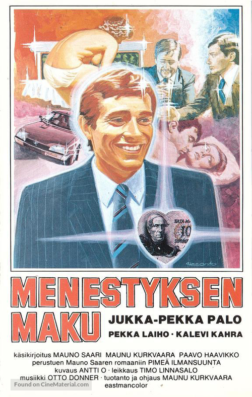 Menestyksen maku - Finnish VHS movie cover