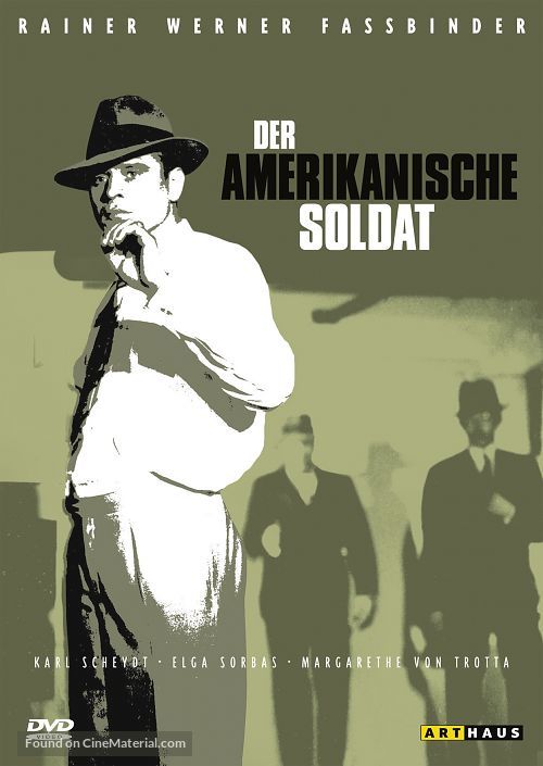 Amerikanische Soldat, Der - German DVD movie cover