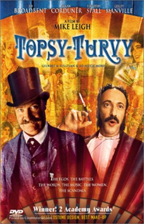 Topsy-Turvy - DVD movie cover