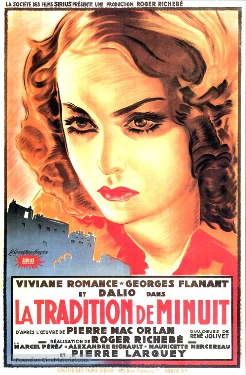 La tradition de minuit - French Movie Poster