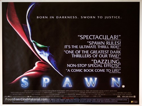 Spawn - British Movie Poster