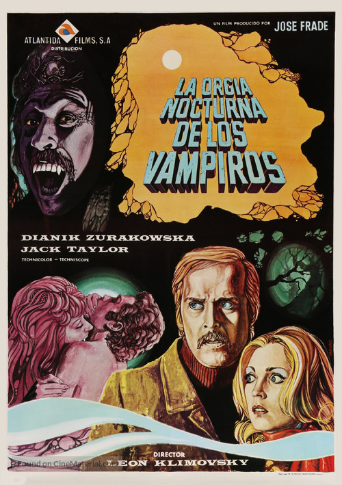 Org&iacute;a nocturna de los vampiros, La - Spanish Movie Poster