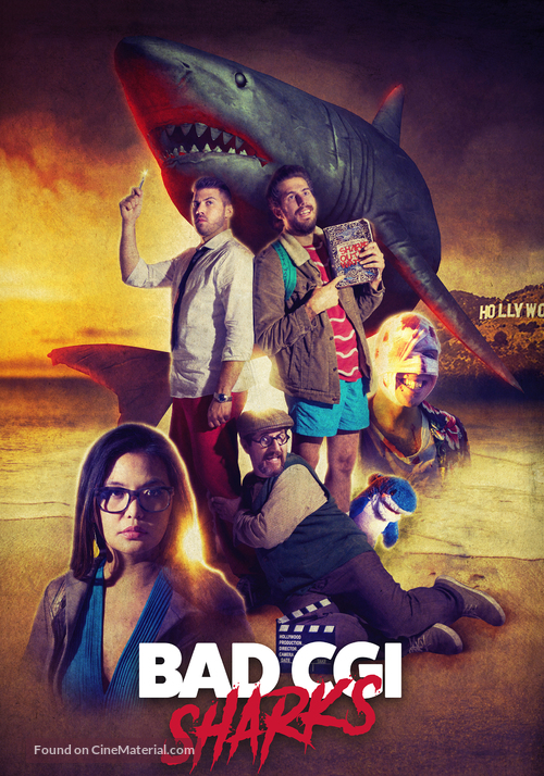 Bad CGI Sharks - Movie Poster