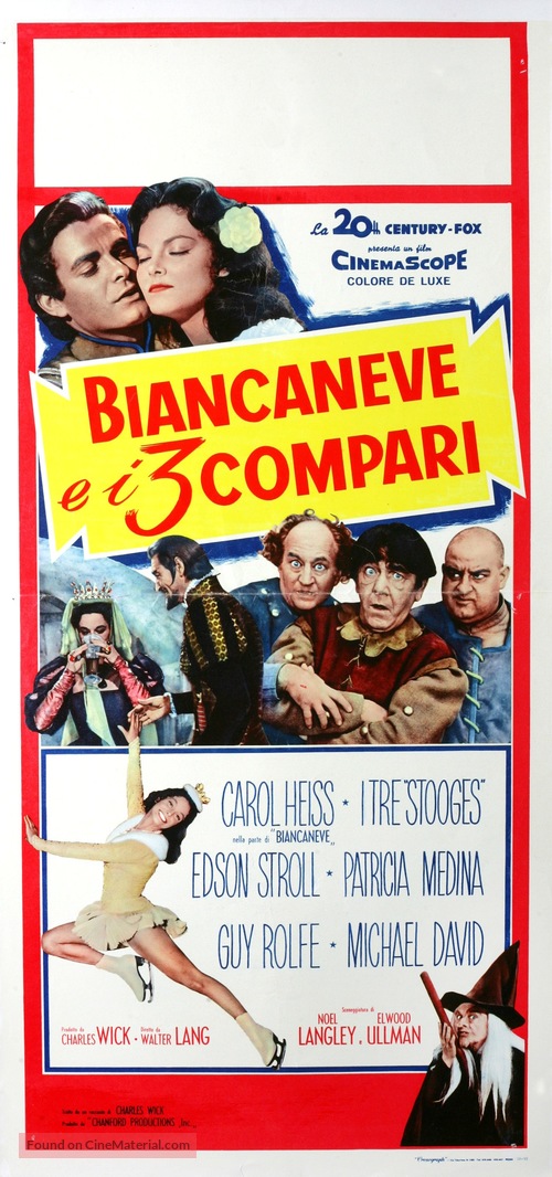 Snow White and the Three Stooges - Italian Movie Poster