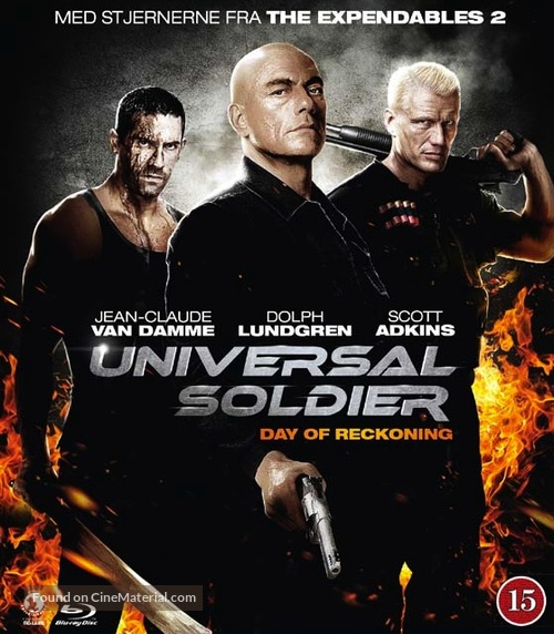 Universal Soldier: Day of Reckoning - Danish Blu-Ray movie cover
