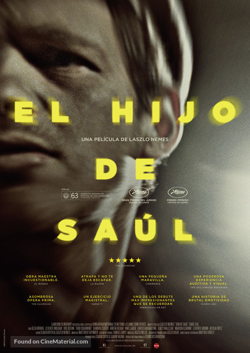 Saul fia - Spanish Movie Poster