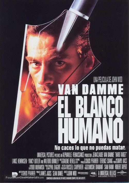 Hard Target - Argentinian Movie Poster