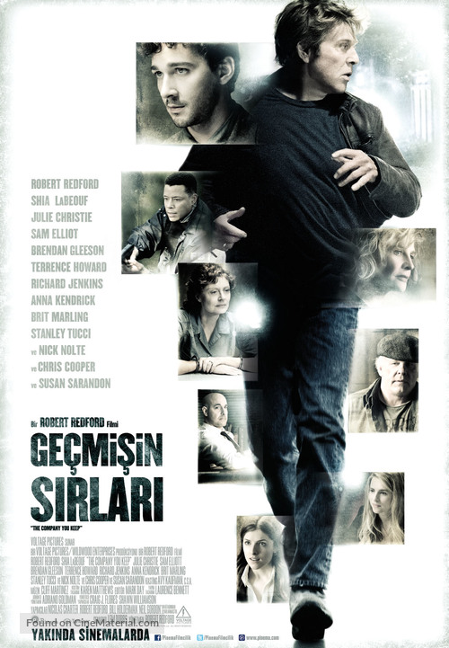 The Company You Keep - Turkish Movie Poster