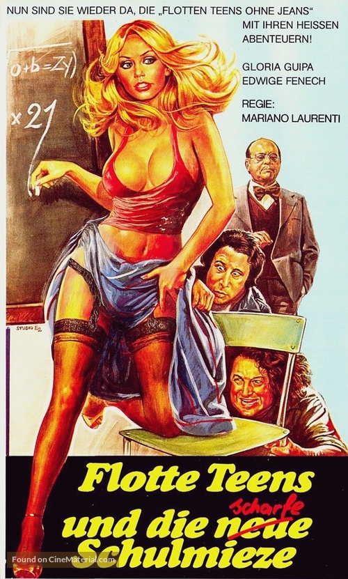 The Schoolteacher Goes to Boys&#039; High - German VHS movie cover