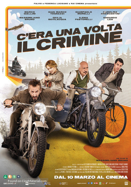 C&#039;era una volta il crimine - Italian Movie Poster