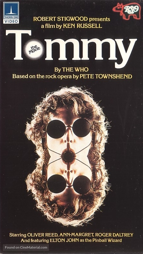 Tommy - VHS movie cover