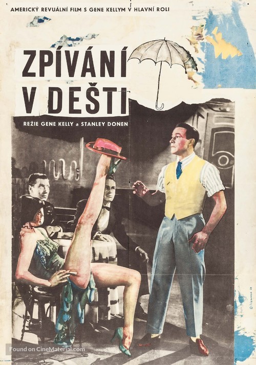 Singin&#039; in the Rain - Czech Movie Poster