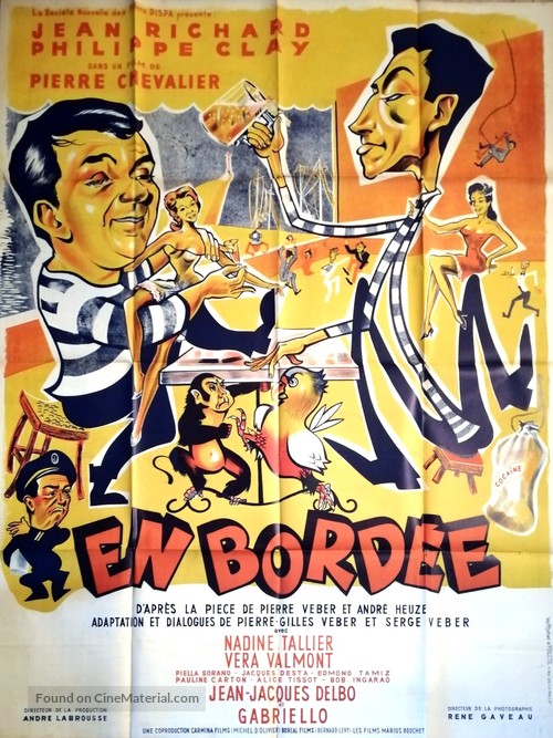 En bord&eacute;e - French Movie Poster