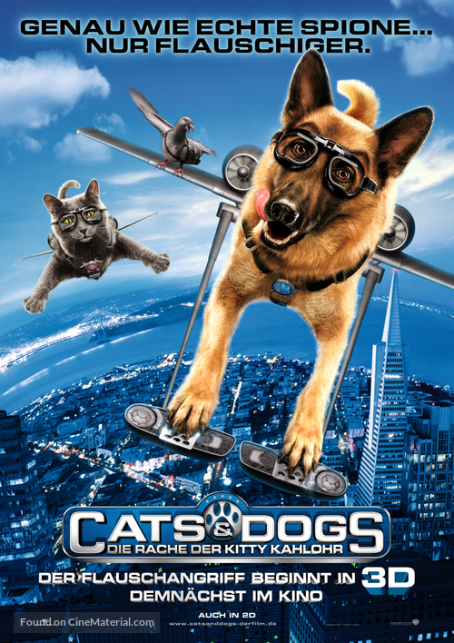 Cats &amp; Dogs: The Revenge of Kitty Galore - German Movie Poster