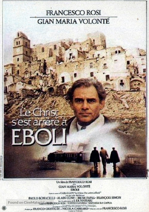 Cristo si &egrave; fermato a Eboli - French Movie Poster