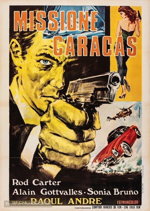 Mission sp&eacute;ciale &agrave; Caracas - Italian Movie Poster