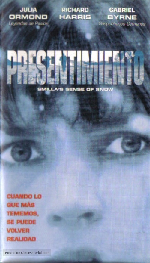 Smilla&#039;s Sense of Snow - Mexican VHS movie cover