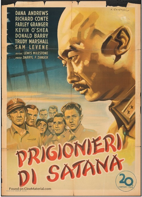 The Purple Heart - Italian Movie Poster