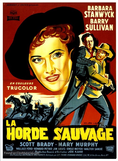 The Maverick Queen - French Movie Poster