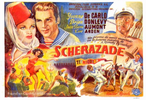 Song of Scheherazade - Spanish Movie Poster
