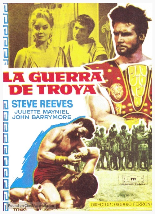 La guerra di Troia - Spanish Movie Poster