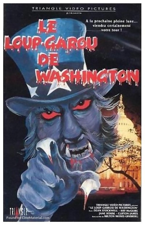 The Werewolf of Washington - French VHS movie cover