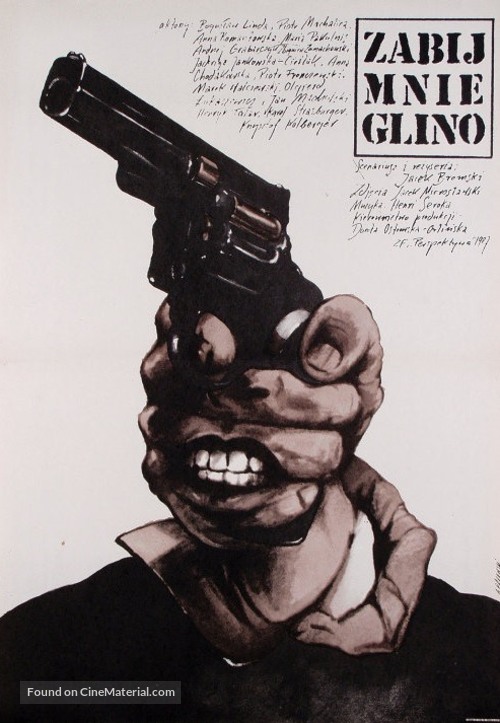 Zabij mnie, glino - Polish Movie Poster