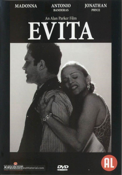 Evita - Dutch DVD movie cover