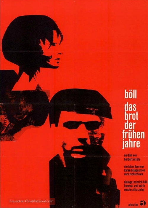 Das Brot der fr&uuml;hen Jahre - German Movie Poster