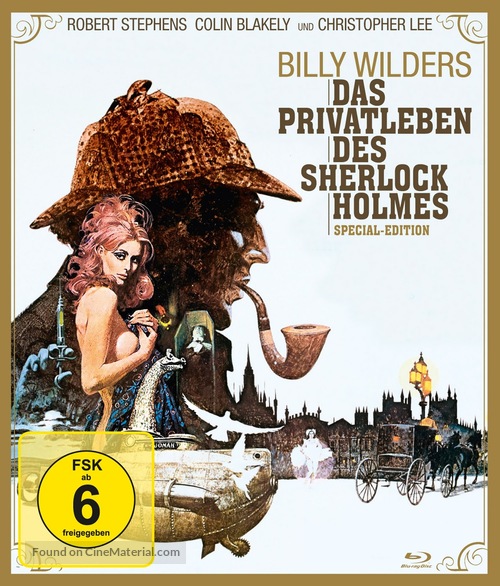 The Private Life of Sherlock Holmes - German Movie Cover