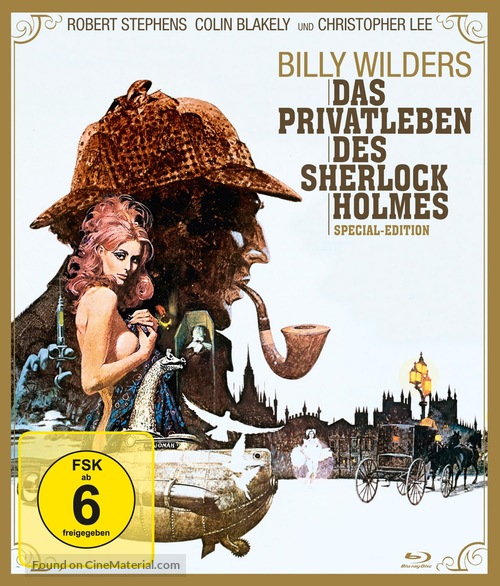 The Private Life of Sherlock Holmes - German Movie Cover