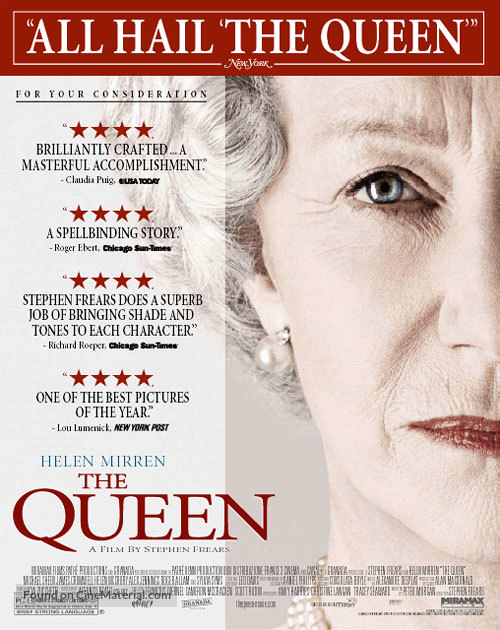 The Queen - For your consideration movie poster