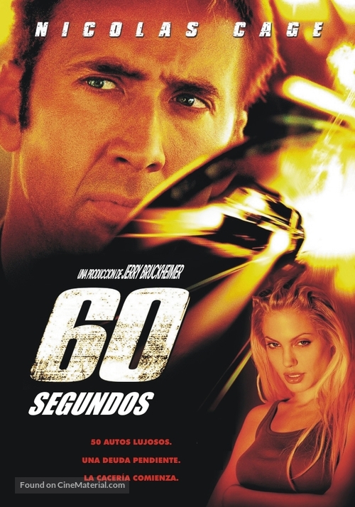 Gone In 60 Seconds - Argentinian Movie Poster
