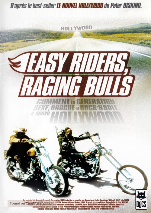 Easy Riders, Raging Bulls: How the Sex, Drugs and Rock &#039;N&#039; Roll Generation Saved Hollywood - French DVD movie cover