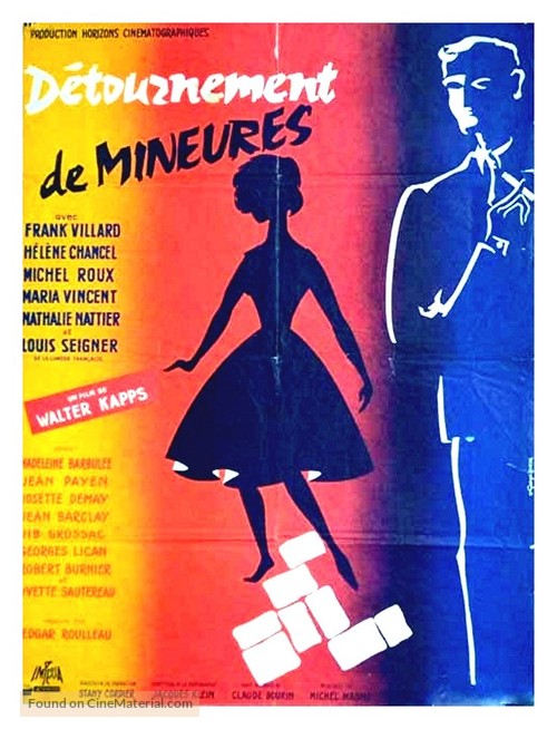 D&eacute;tournement de mineures - French Movie Poster