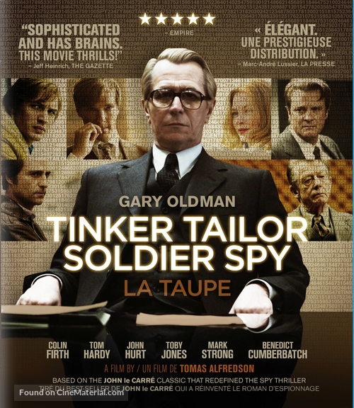 Tinker Tailor Soldier Spy - Canadian Blu-Ray movie cover