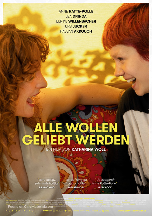 Alle wollen geliebt werden - German Movie Poster