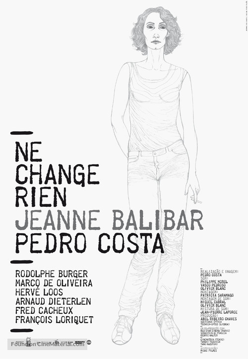 Ne change rien - Portuguese Movie Poster