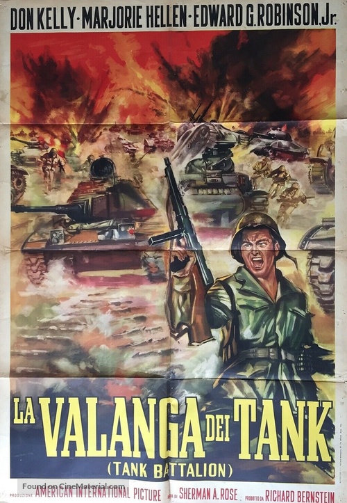 Tank Battalion - Italian Movie Poster