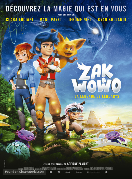 Zak &amp; Wowo, la l&eacute;gende de Lendarys - French Movie Poster