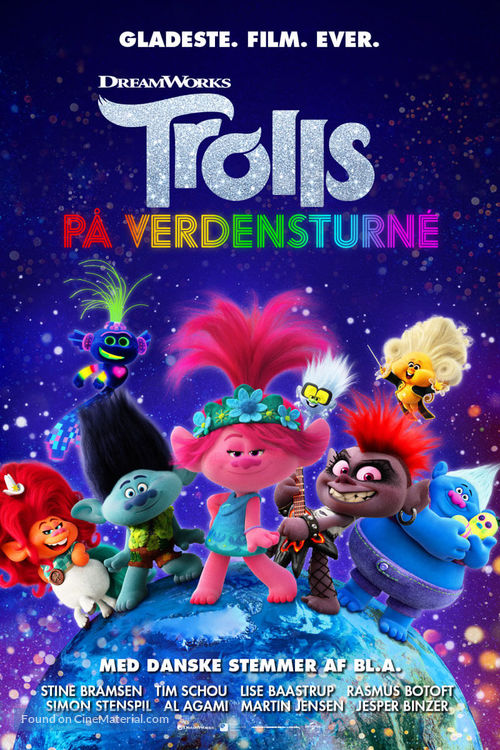 Trolls World Tour - Danish Movie Poster