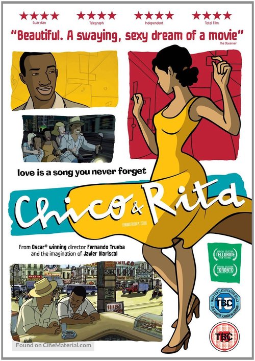 Chico &amp; Rita - British DVD movie cover