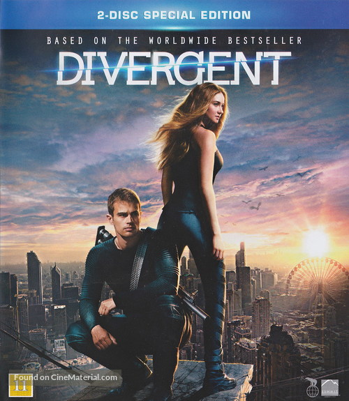 Divergent - Danish Blu-Ray movie cover