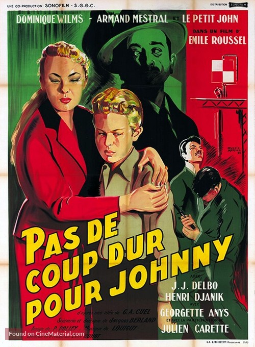 Pas de coup dur pour Johnny - French Movie Poster