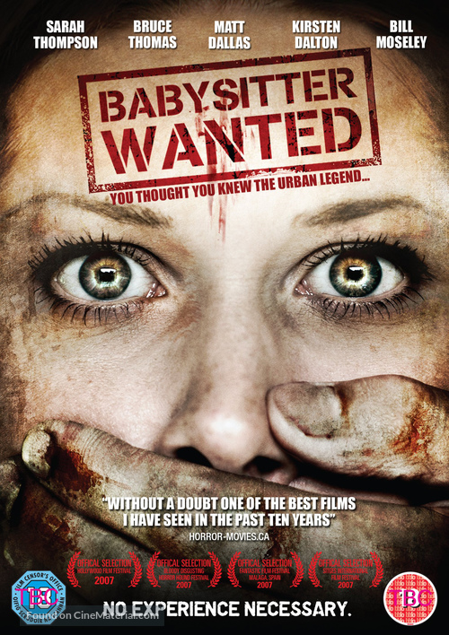 Babysitter Wanted - British Movie Cover