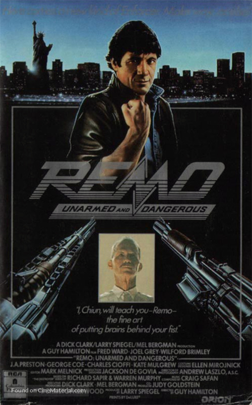 Remo Williams: The Adventure Begins - VHS movie cover