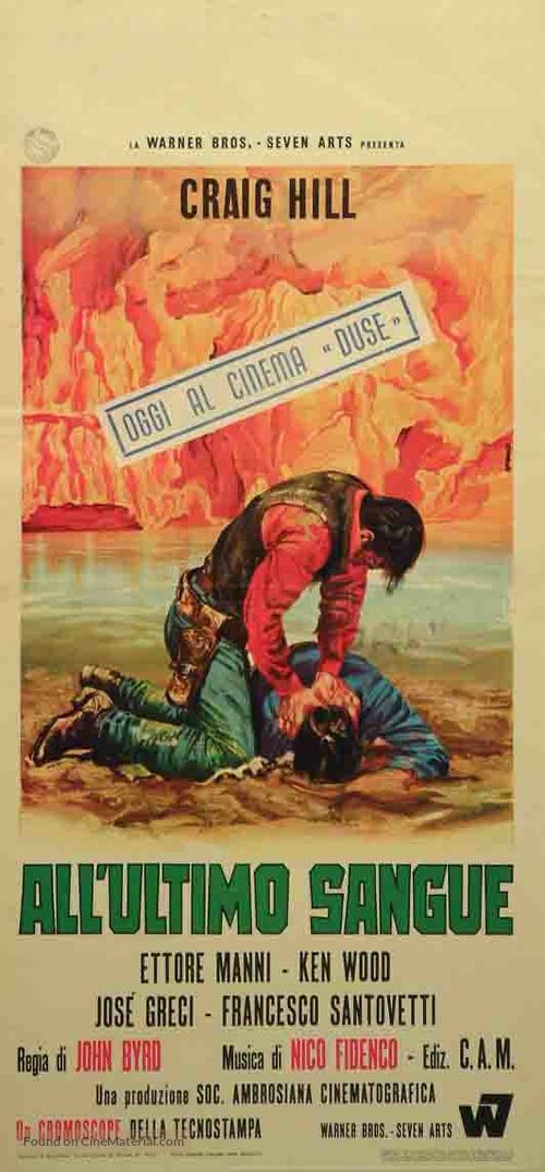 All&#039;ultimo sangue - Italian Movie Poster