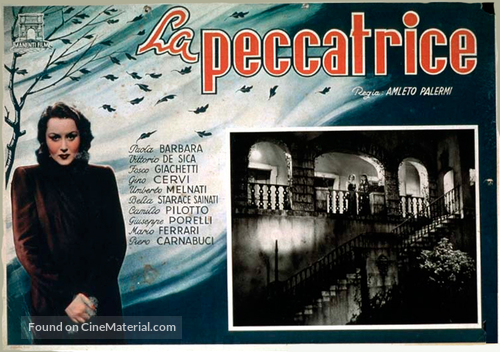 La peccatrice - Italian poster