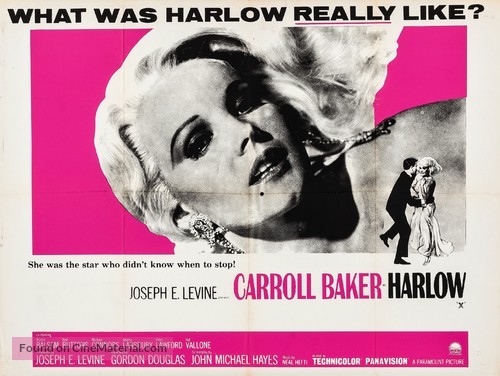 Harlow - British Movie Poster