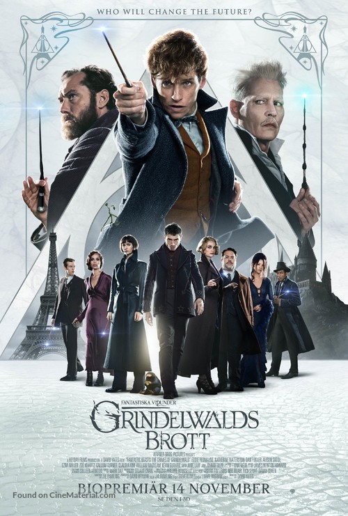 Fantastic Beasts: The Crimes of Grindelwald - Swedish Movie Poster